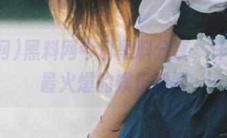 黑料网今日黑料分享，详解当下最火爆的娱乐新闻